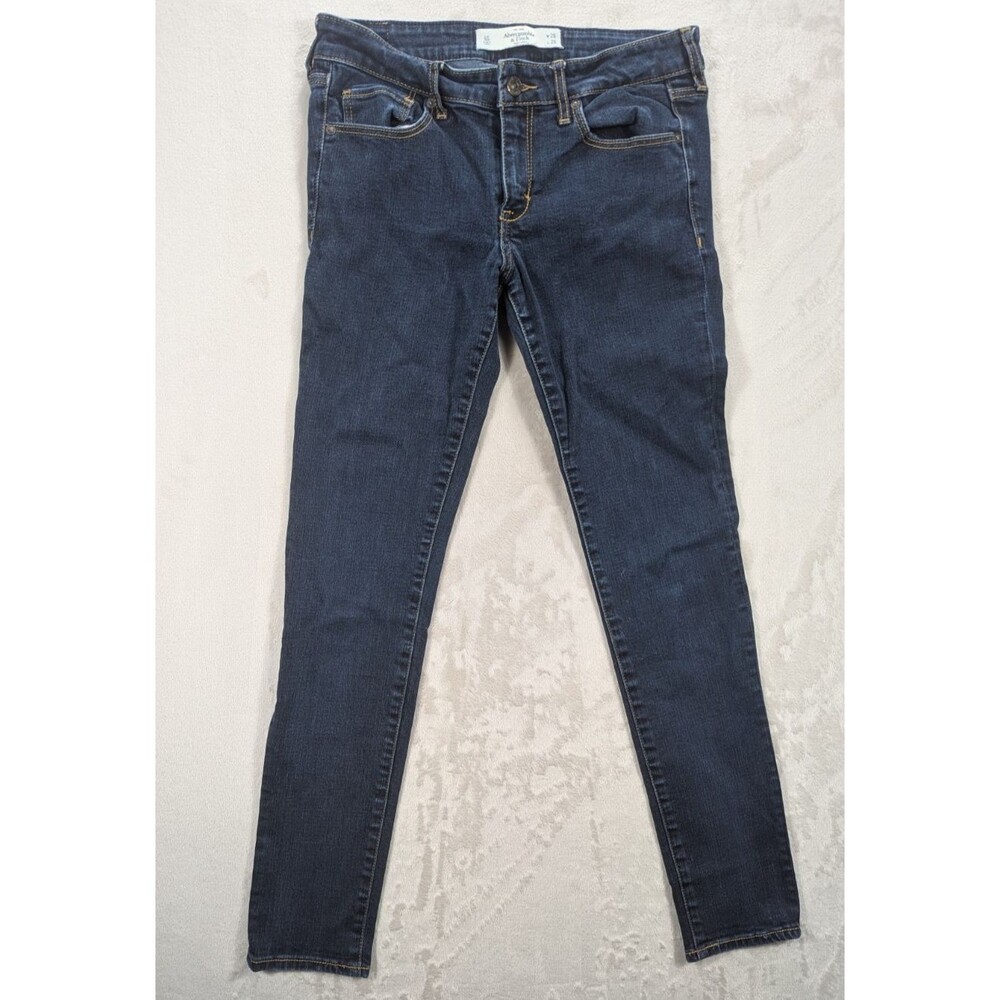 Abercrombie & Fitch Jeans Women's 28x29 A&F Super Skinny Dark Wash Stretch Denim